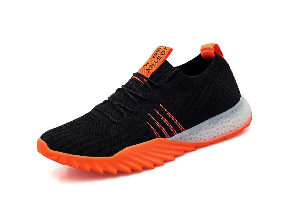 Fashion Sneakers for Men &amp; Women – Breathable Mesh, Lace-Up Vulcanized Casual &amp; Running Shoes, Plus Size 45