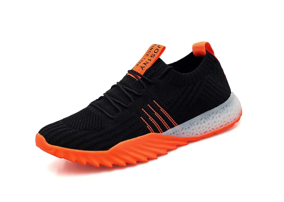 Fashion Sneakers for Men &amp; Women – Breathable Mesh, Lace-Up Vulcanized Casual &amp; Running Shoes, Plus Size 45